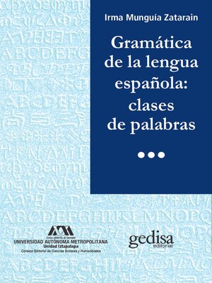 cover image of Gramática de la lengua española